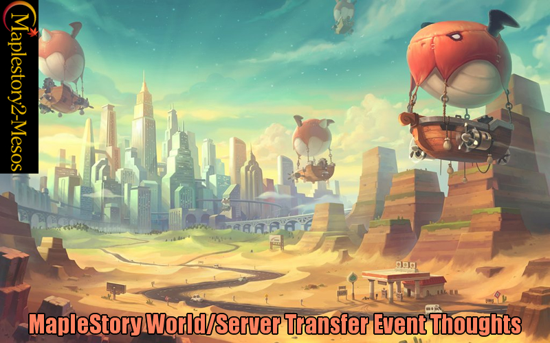 MapleStory World/Server Transfer Event Thoughts